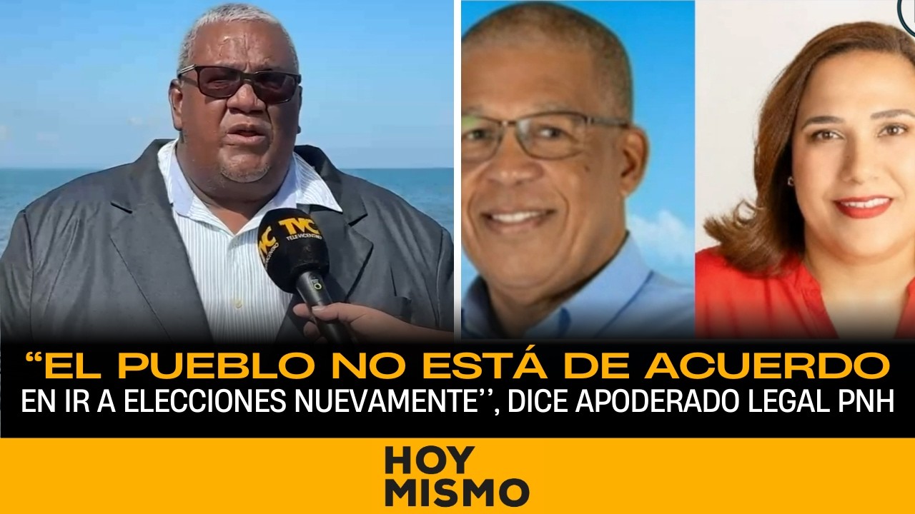 “El pueblo no está de acuerdo en ir a elecciones nuevamente