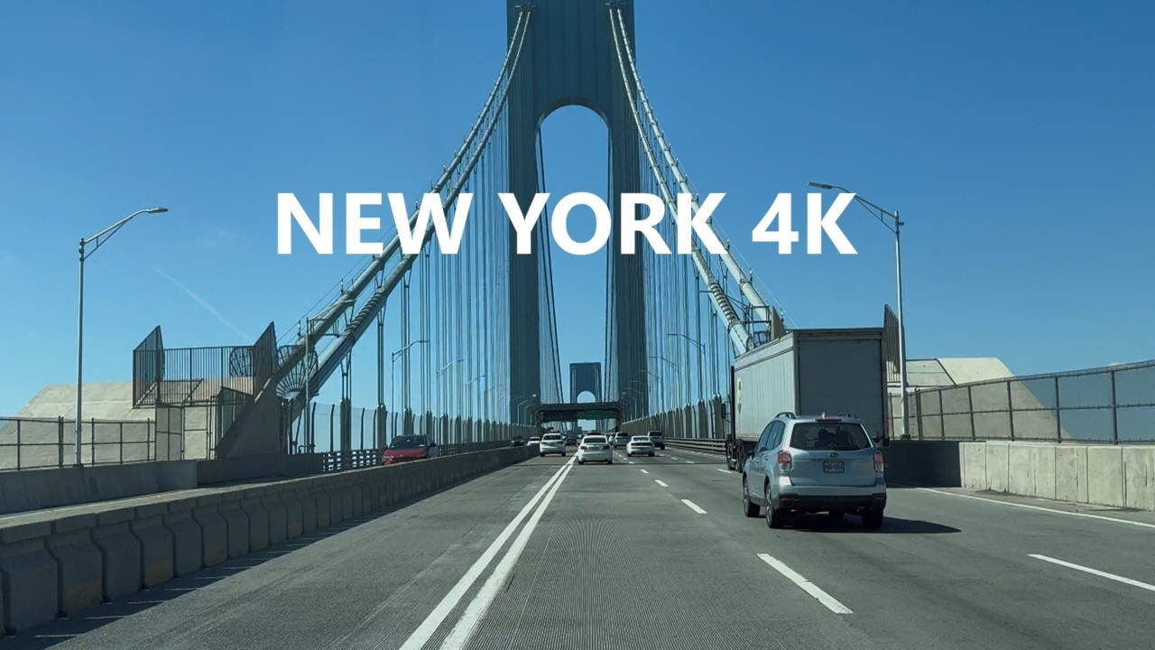 4K New York - Driving tour from Brooklyn to Staten Island