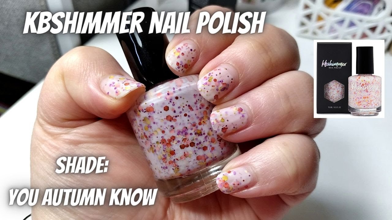 ✨KBShimmer Nail Polish✨ Shade: You Autumn Know l Full Manicure, Swatch & Review l Crelly/Glitter