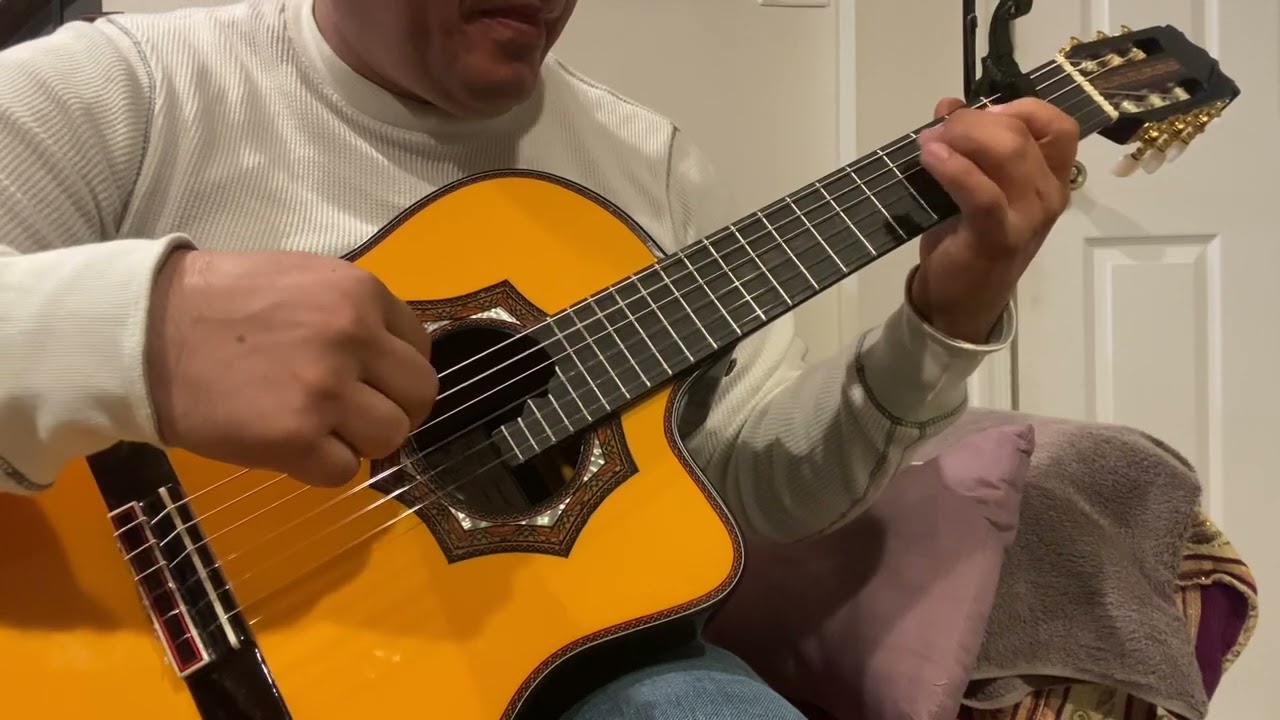 Probando mi nuevo Requinto Pimentel