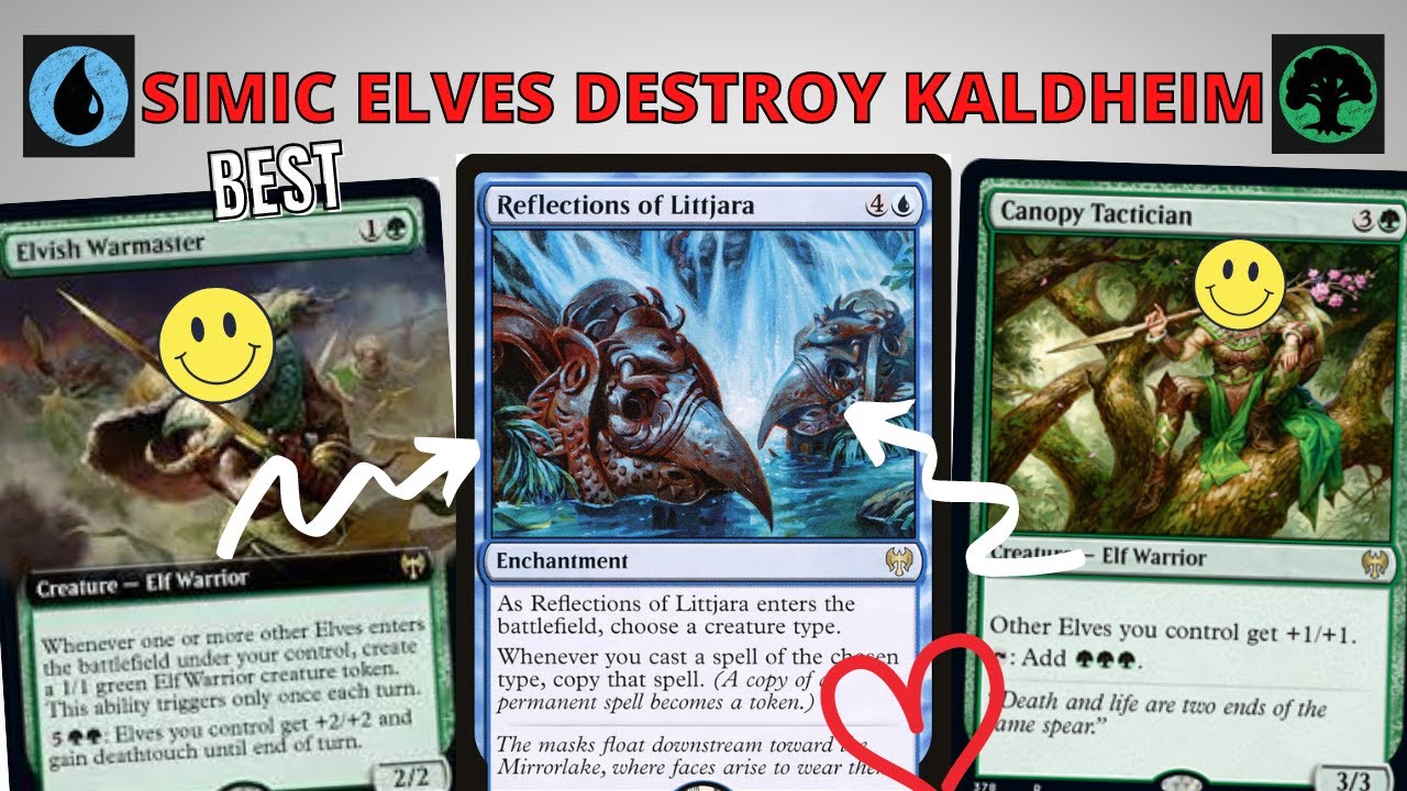 Simic Elves DESTROY Kaldheim Standard! - Reflections of Littjara & Canopy Tactician Combo! MTG Arena