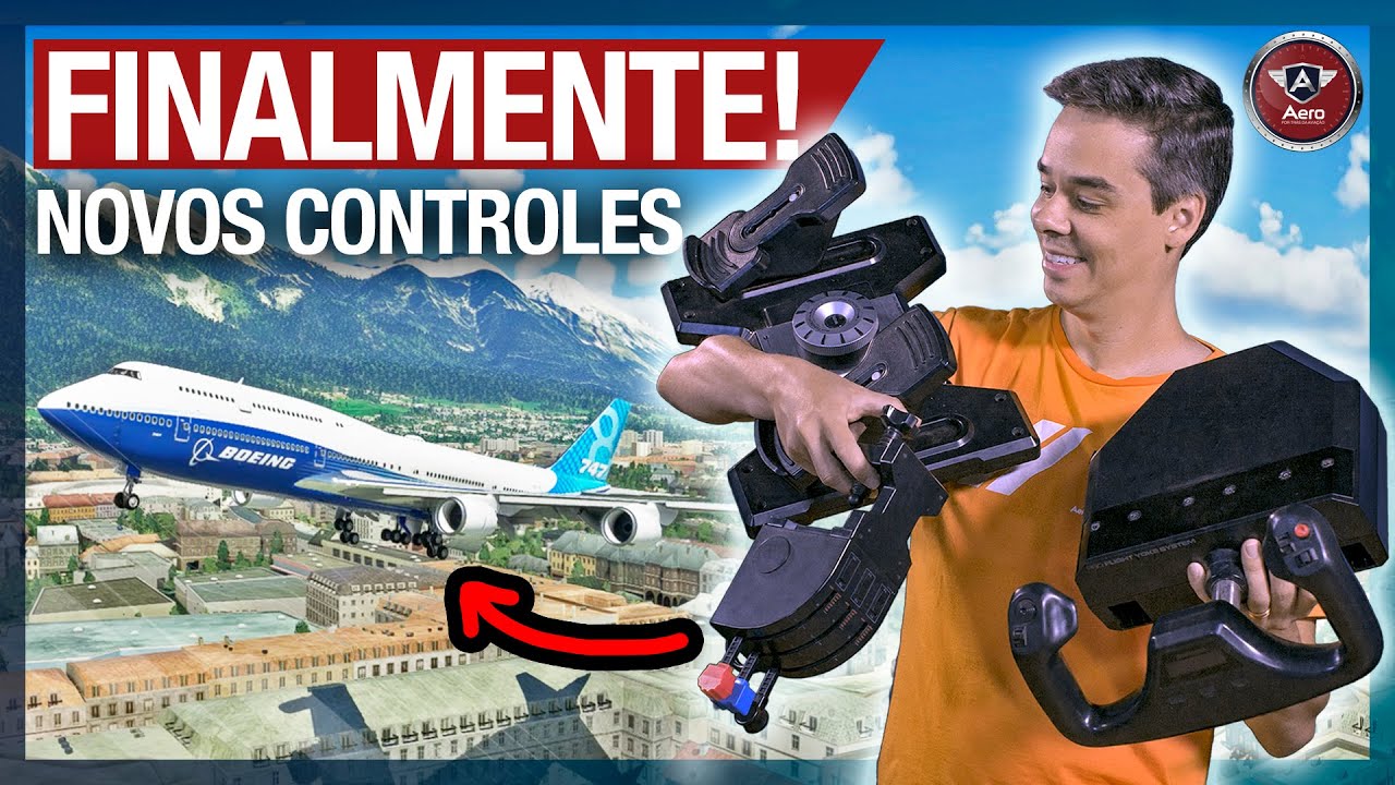 Agora com NOVOS CONTROLES DE VOO para DESAFIOS no FLIGHT SIMULATOR