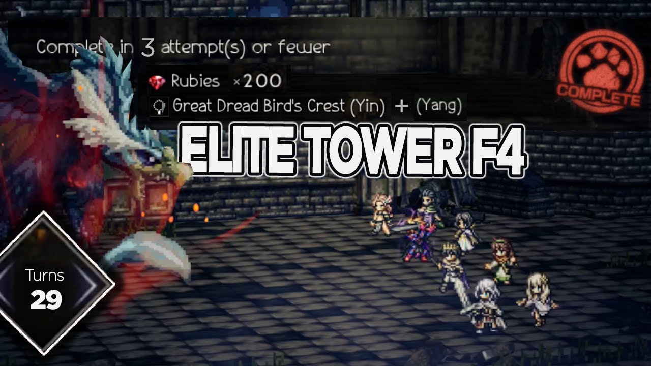 ★ Signa's just WAY TOO GOOD! | Elite Tower Floor 4 F4 | Octopath Traveler Champions of the Continent