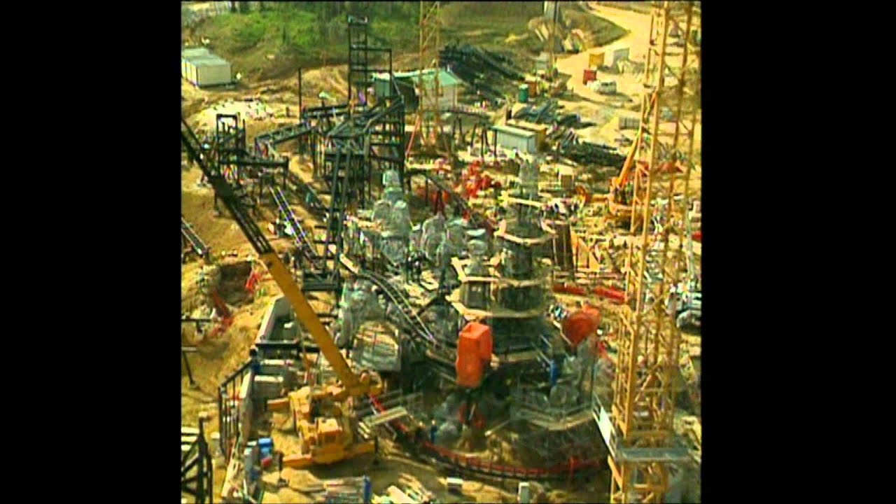 La construction du parc Disneyland Paris de 1988 à 1992