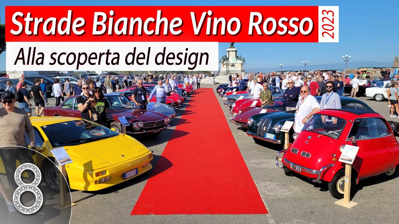 Concorso d'eleganza Strade Bianche Vino Rosso 2023 - Alla scoperta del design