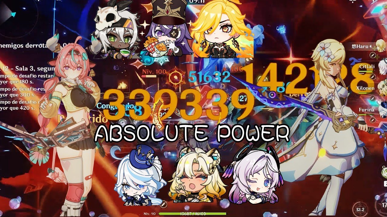MAIN CHARACTER BEING THE MAIN CHARACTER! A Cow girl & Traveler DPS vs 5.5/5.6 abyss 12 【原神】