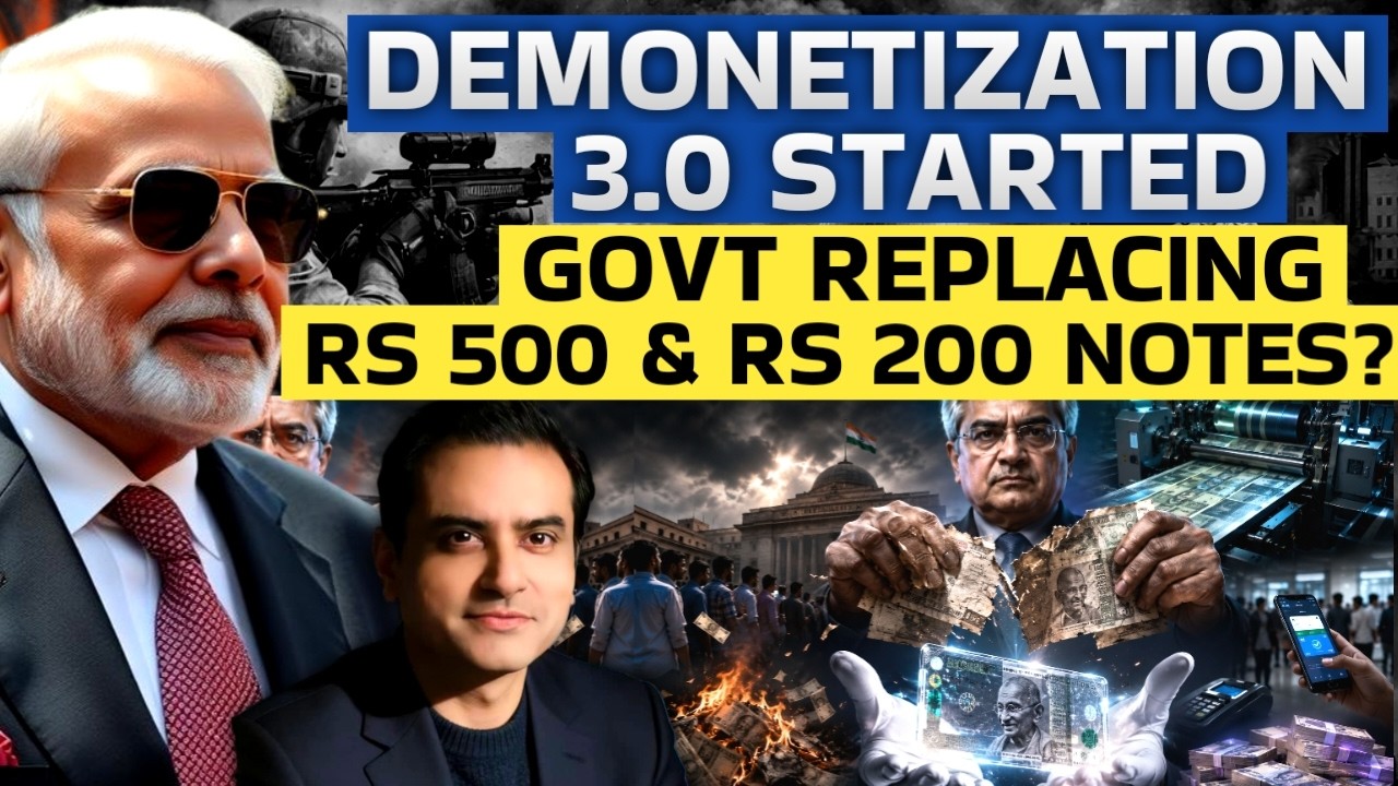 Demonetization 3.0 Started, Govt Replacing Rs 500 & Rs 200 Notes? | CWSJ-3355 | Sumeet Jain