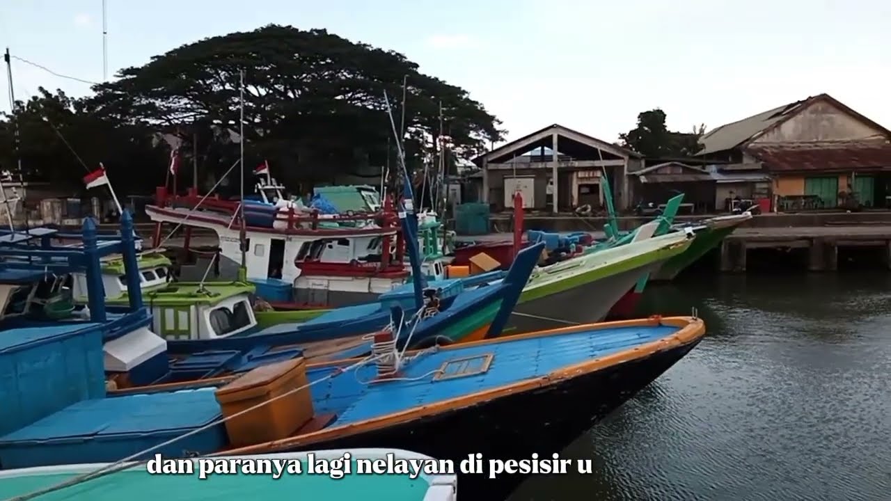 Cuaca ekstrim nelayan  selat malaka berhenti melaut