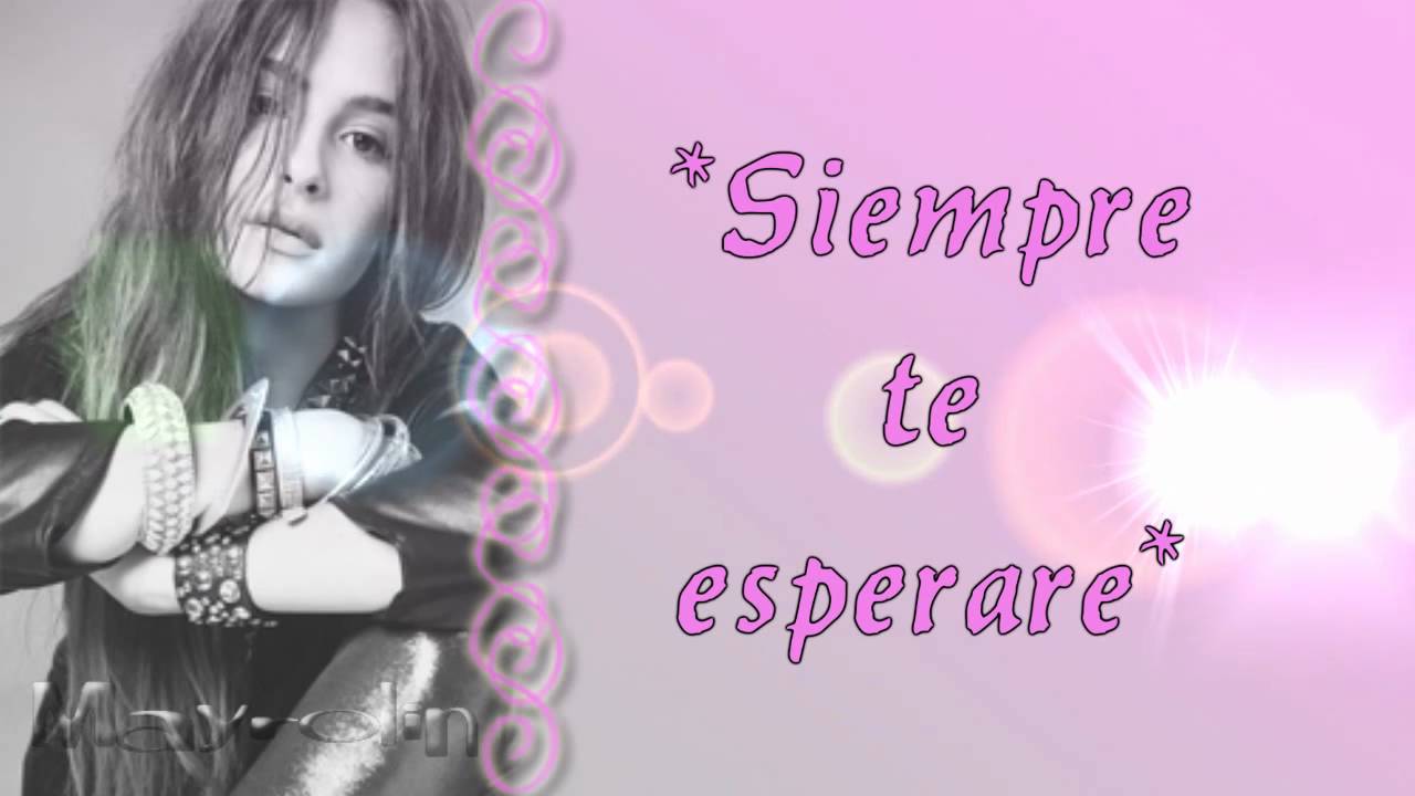 Sueña Conmigo - Siempre te esperare (letra)