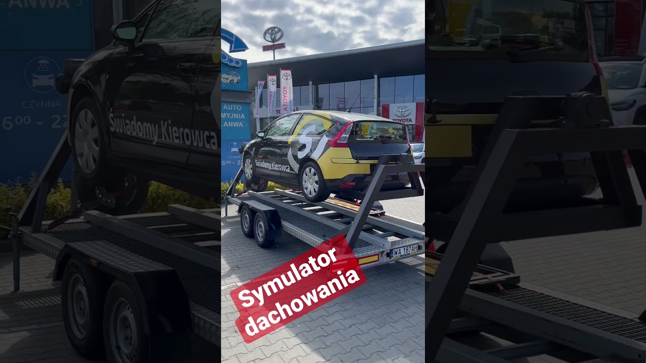 Symulator dachowania w Anwa Toyota Krak&oacute;w #toyota #dc #fyp #symulator