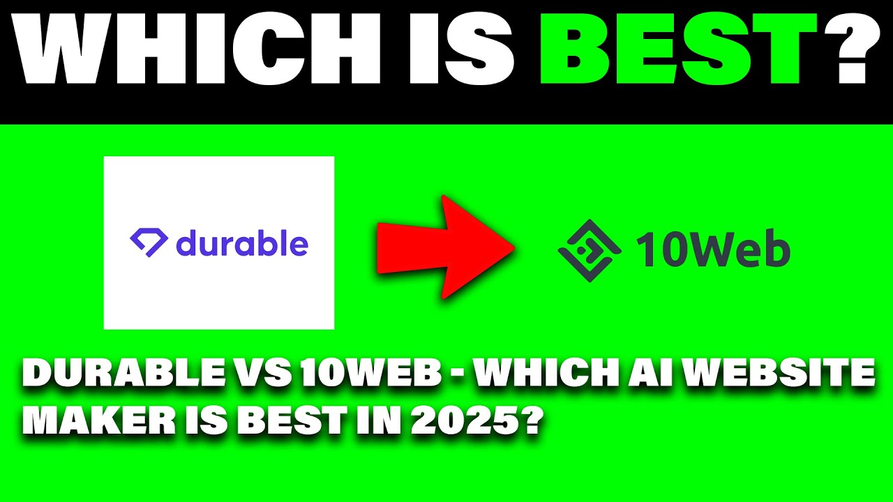 Durable vs 10webt - Which AI Website Maker is Best in 2025 (Full Guide)