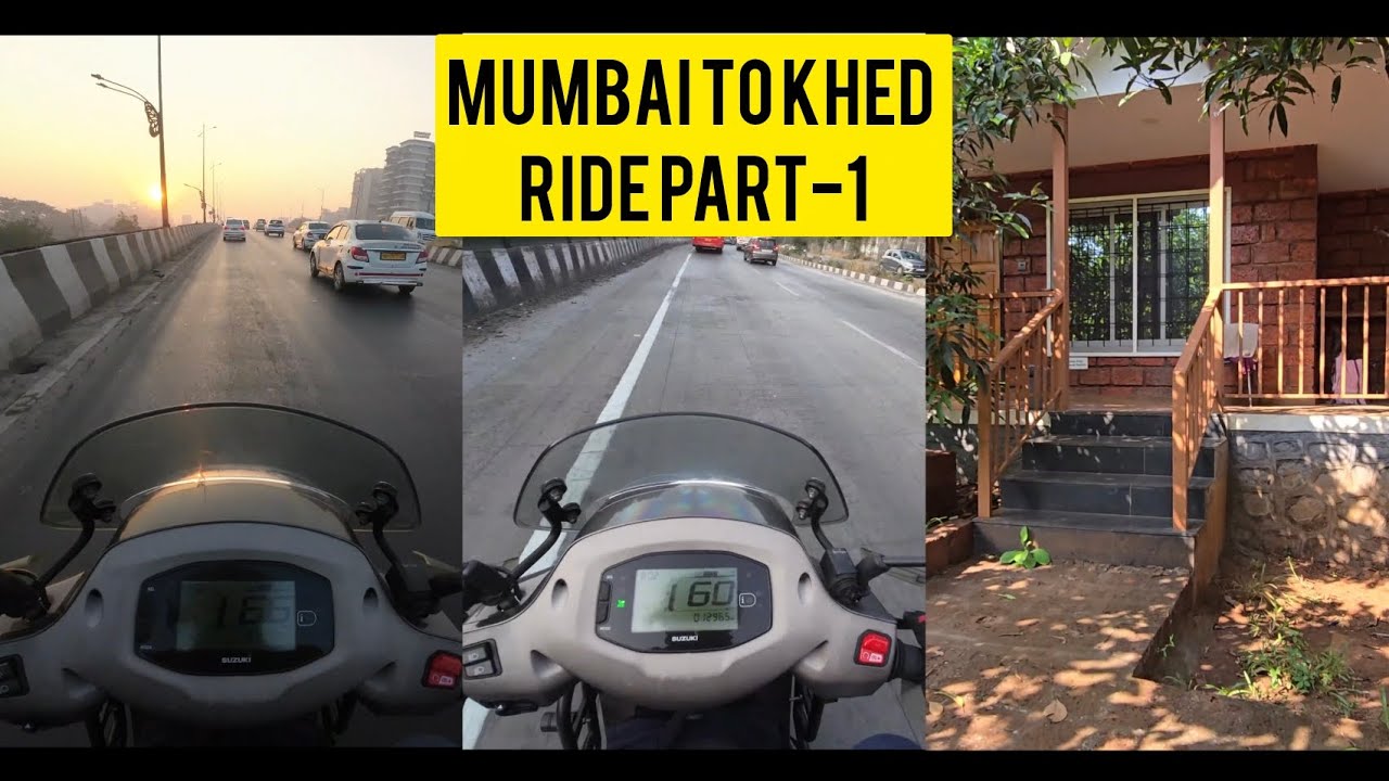 Mumbai to Khed bike ride 🛵🛵 l Part-1