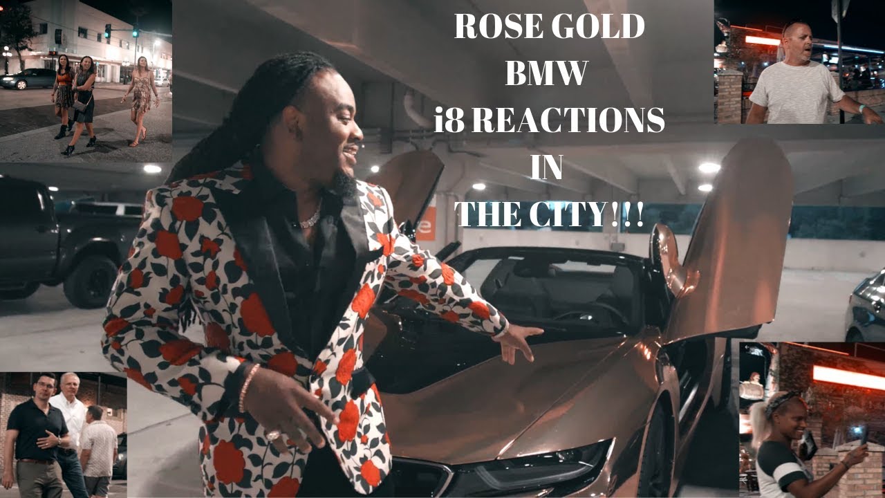 ROSE GOLD 2019 BMW i8 CRAZY REACTIONS VIDEO!!!