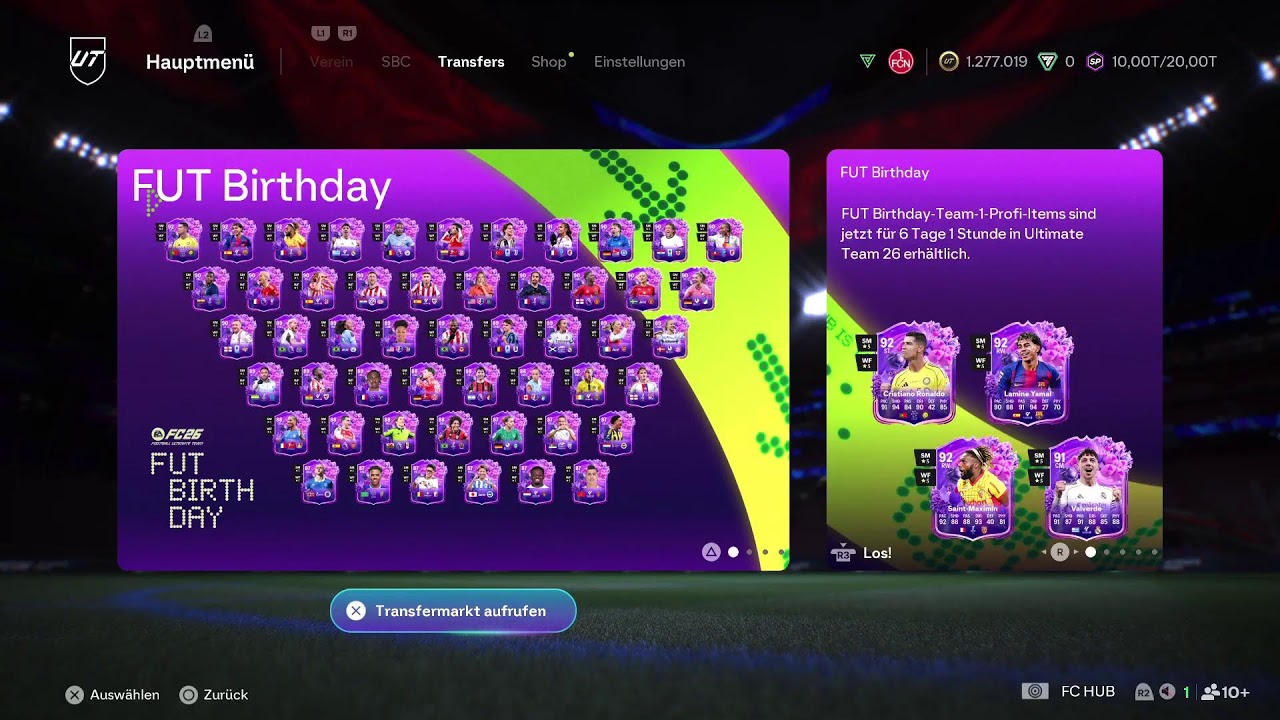 EA Fc 26 WL Geburtstag 🔝👓🎥💎🔊📽️