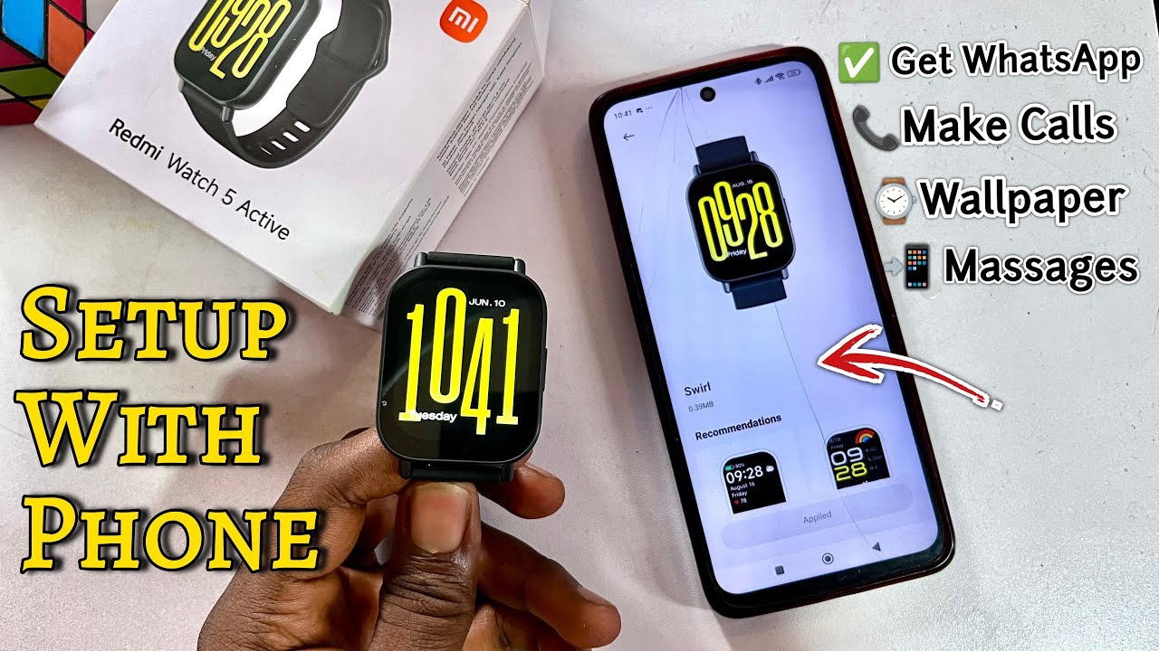 How To Setup And Connect Redmi Watch 5 Active To Phone