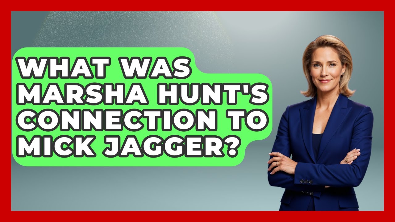 What Was Marsha Hunt's Connection To Mick Jagger? - I'm a 60s Baby