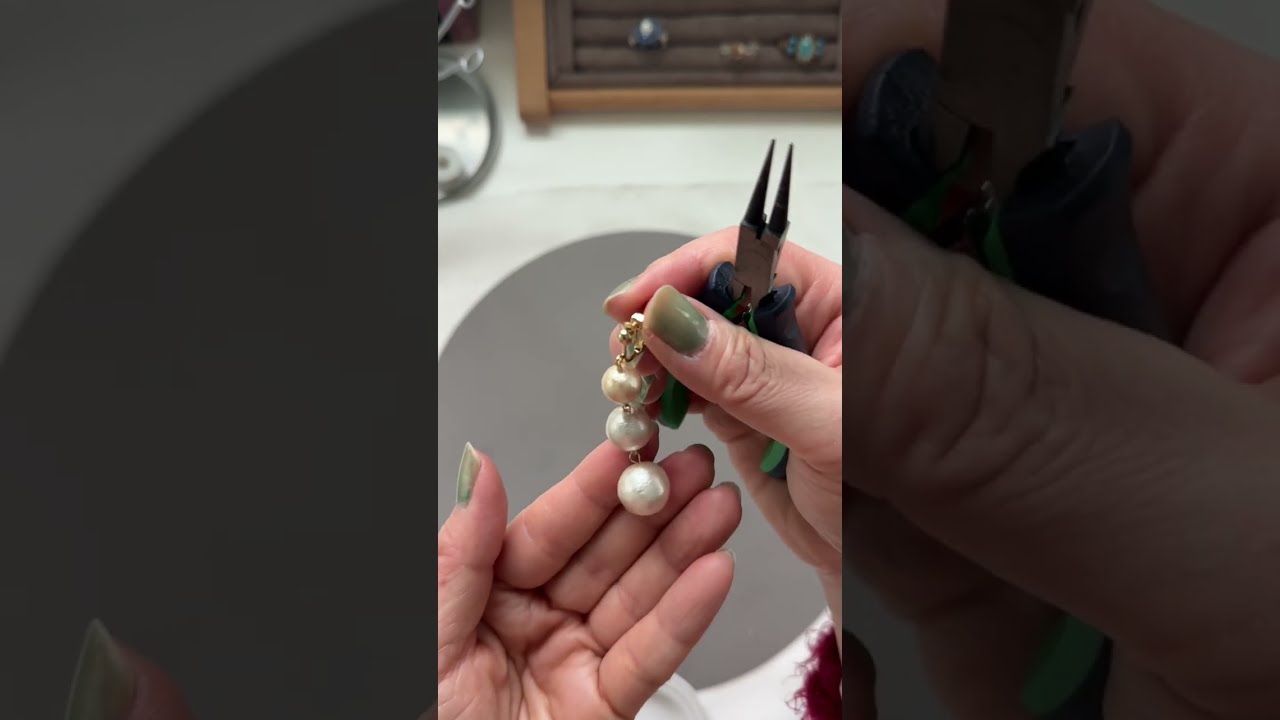 たったこれだけで差がつく！綺麗なピンワークで作るアクセサリー【手元動画】