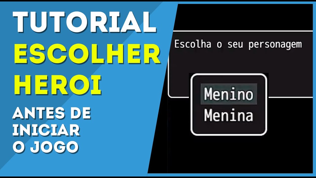 Escolher Heroi ao Iniciar Jogo - RPG Maker