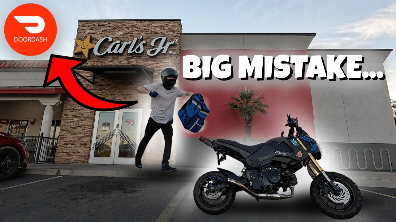 DoorDashing In Phoenix On My Honda Grom!