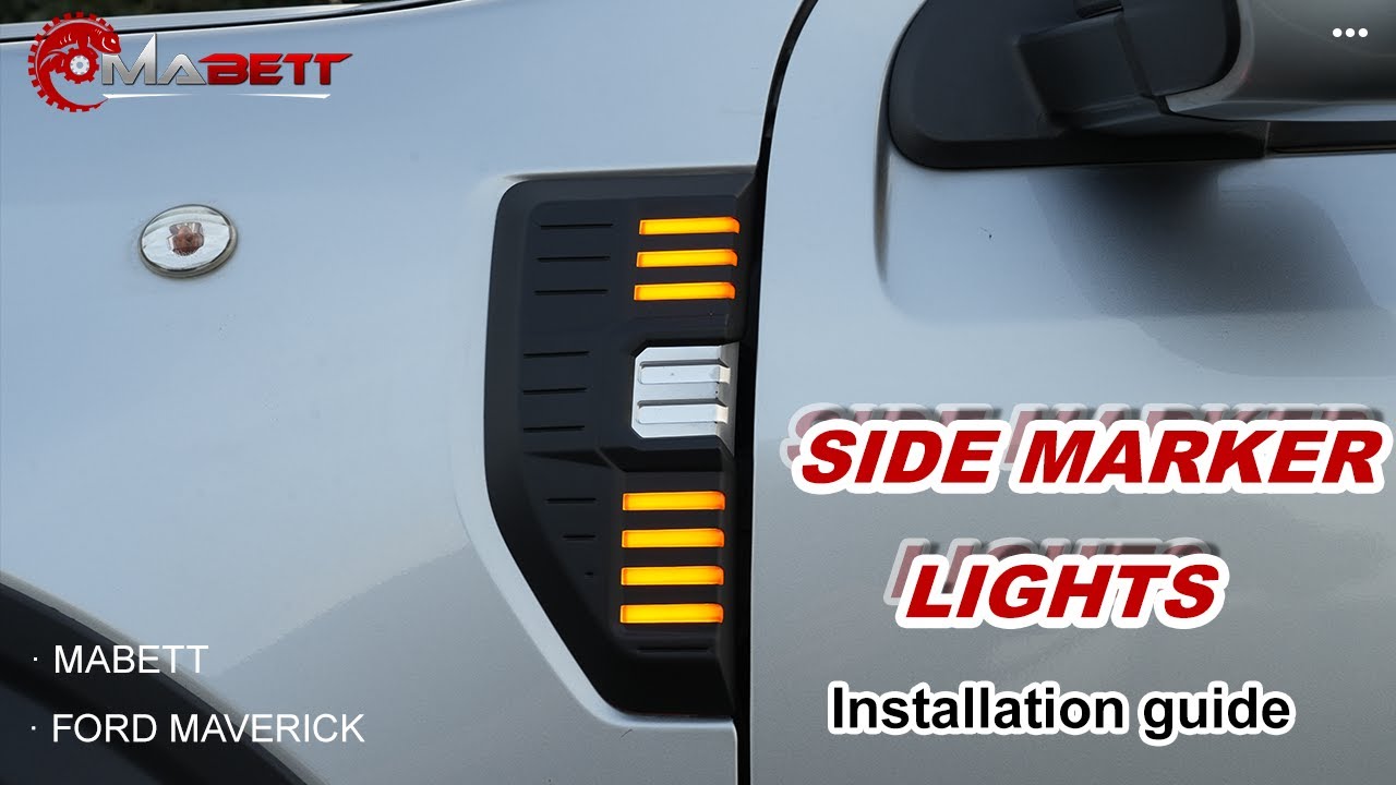 Mabett Upgraded Side Marker Lights for Ford Maverick!#automobile #fordmaverick #caraccessories