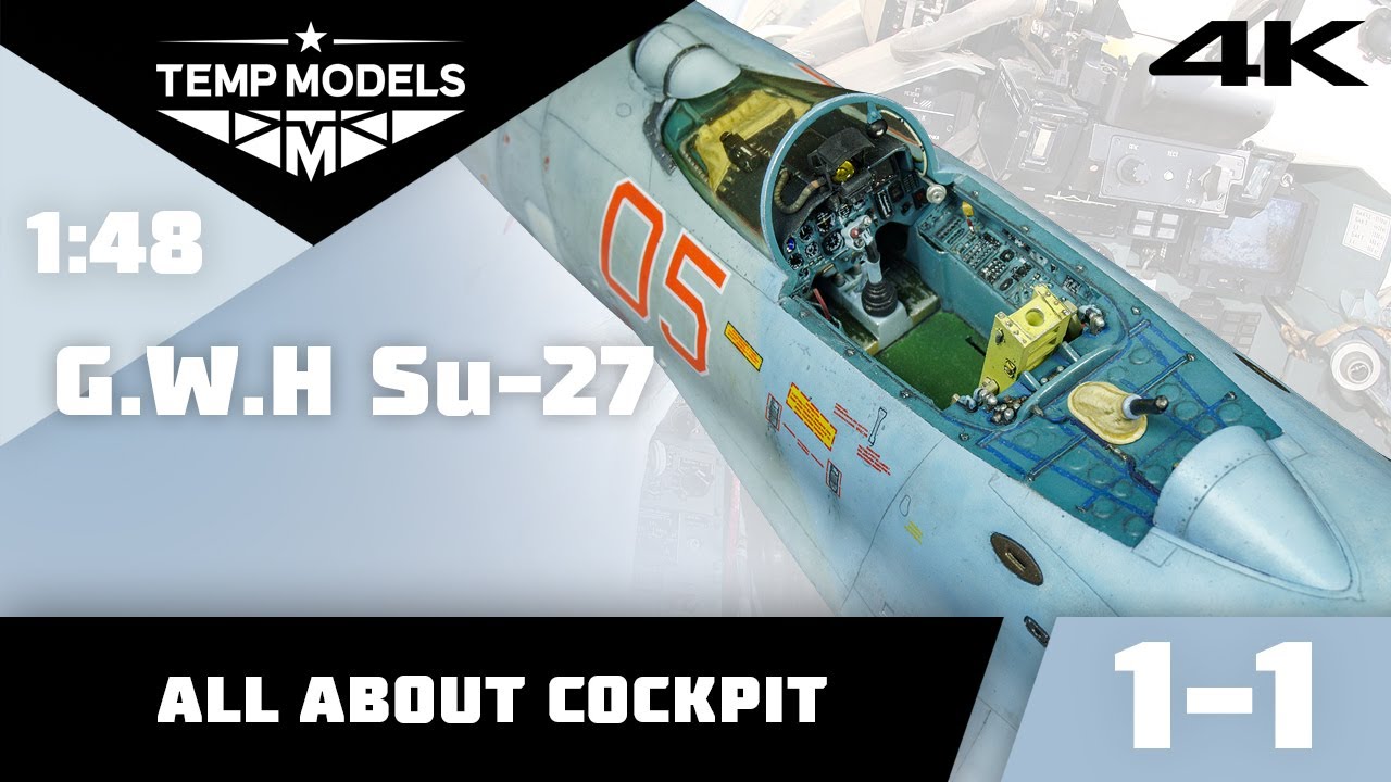 Great Wall Hobby Su-27 1:48 | Делаем зрелищную кабину! | 3D-декали? зачем?