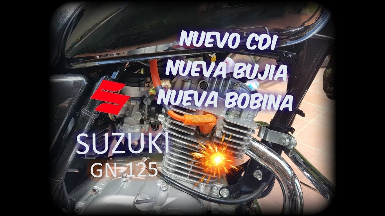 Cambio Encendido (CDI, Bujia, bobina, Cable) || Suzuki GN125