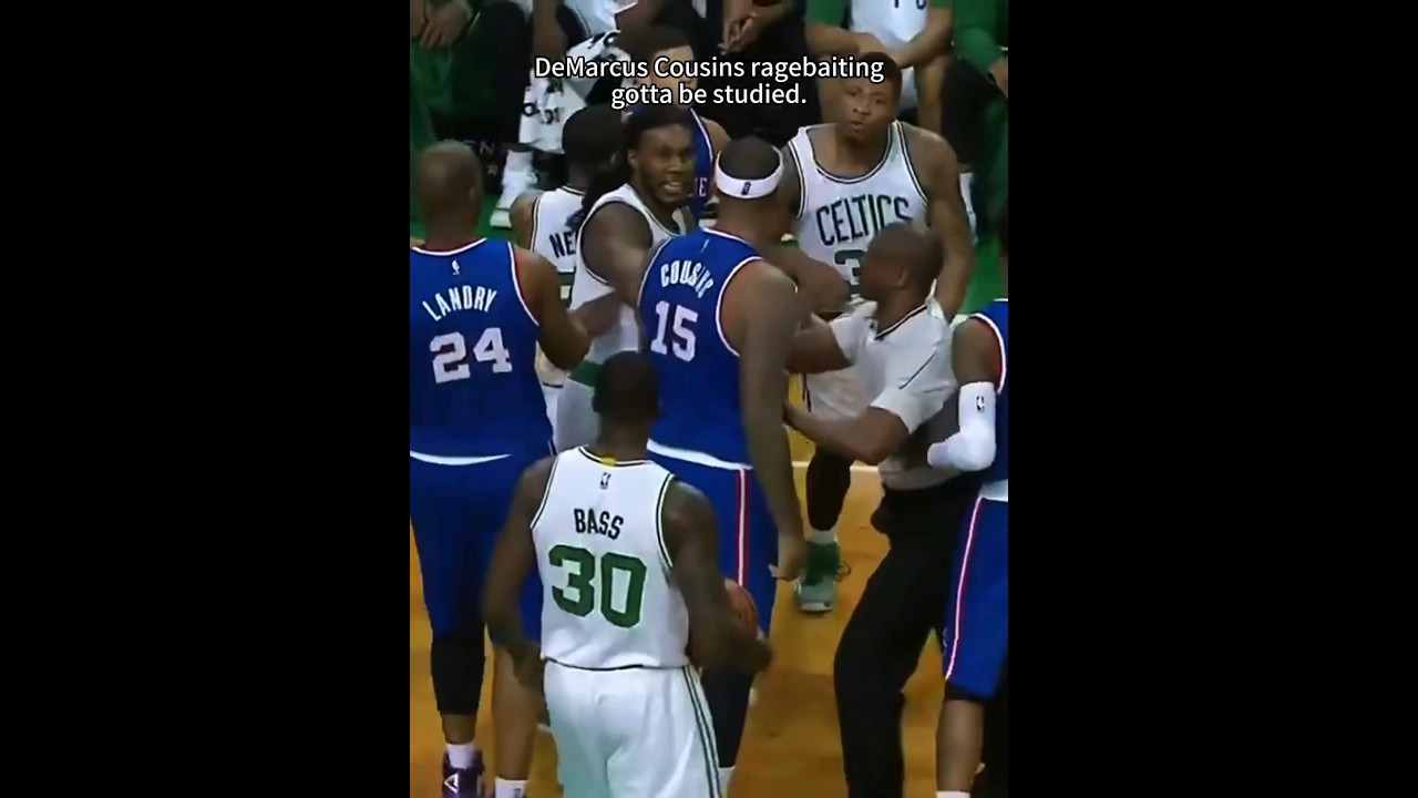 DeMarcus Cousins ragebaiting gotta be studied 
