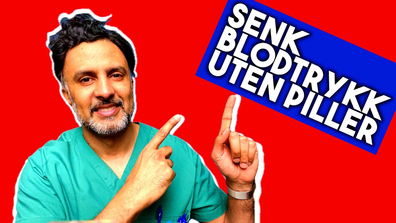 Slik senker du blodtrykket 