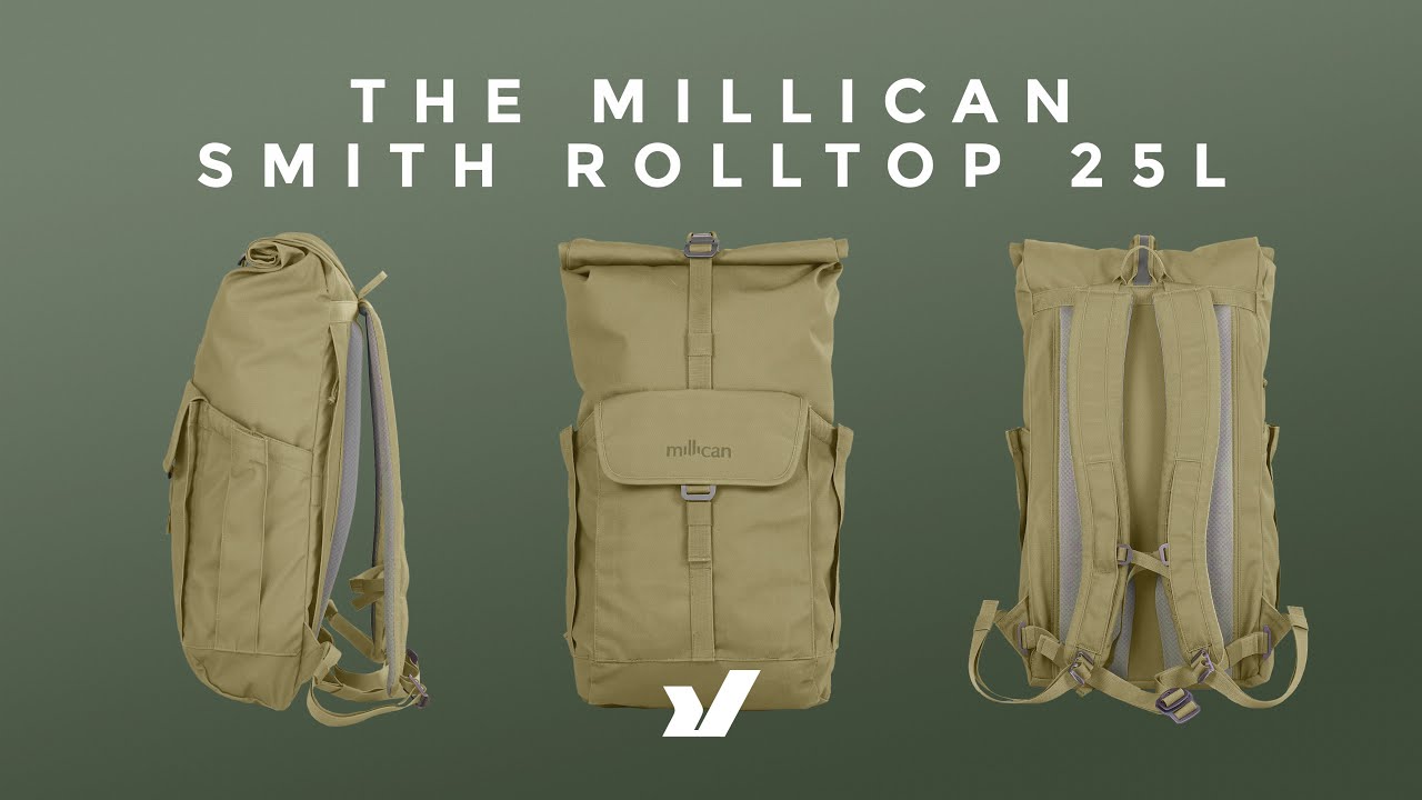 Минималистичный и легкий рюкзак для активного отдыха - рюкзак Millican Smith Rolltop 25 л