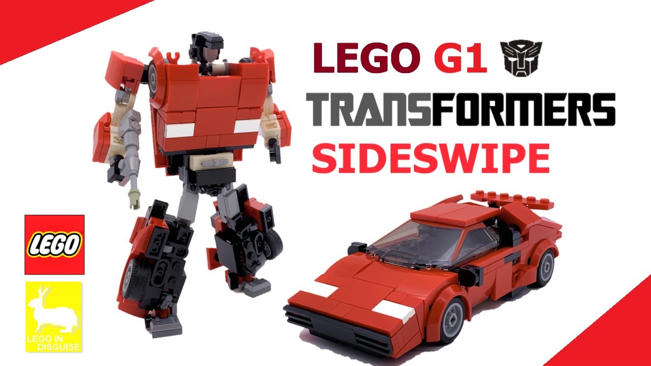 LEGO Transformers G1 Sideswipe (Mini-figure scale)