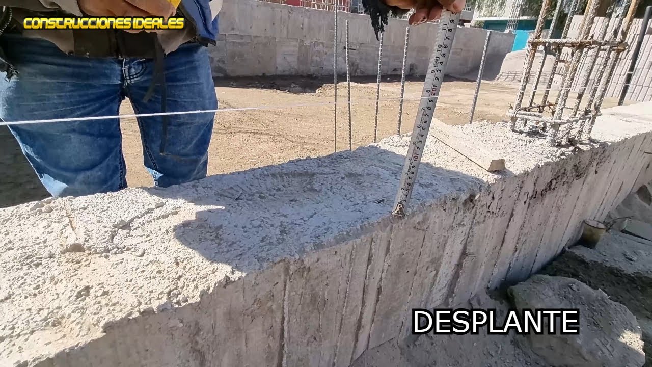 Como Poner los Hilos para el Desplante del block | CONSTRUCCIONES IDEALES