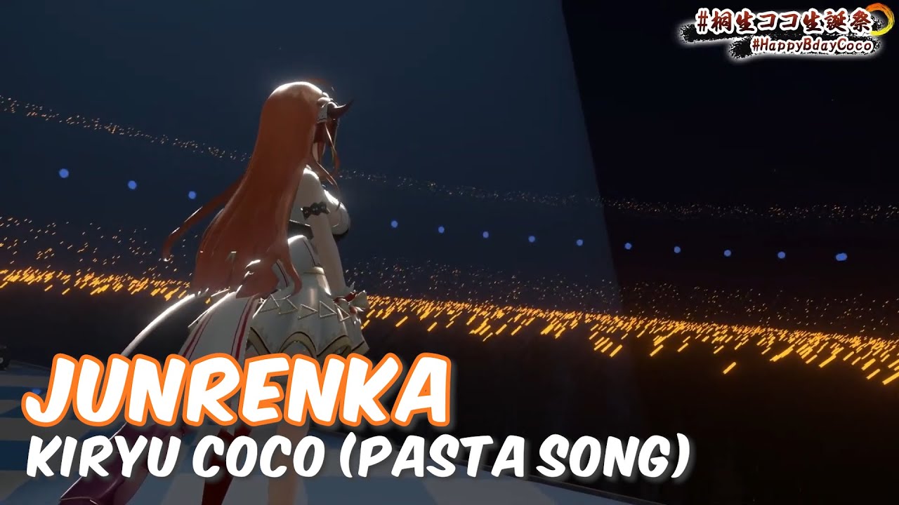 【Kiryu Coco】Junrenka (Pasta Song)【English Lyrics】