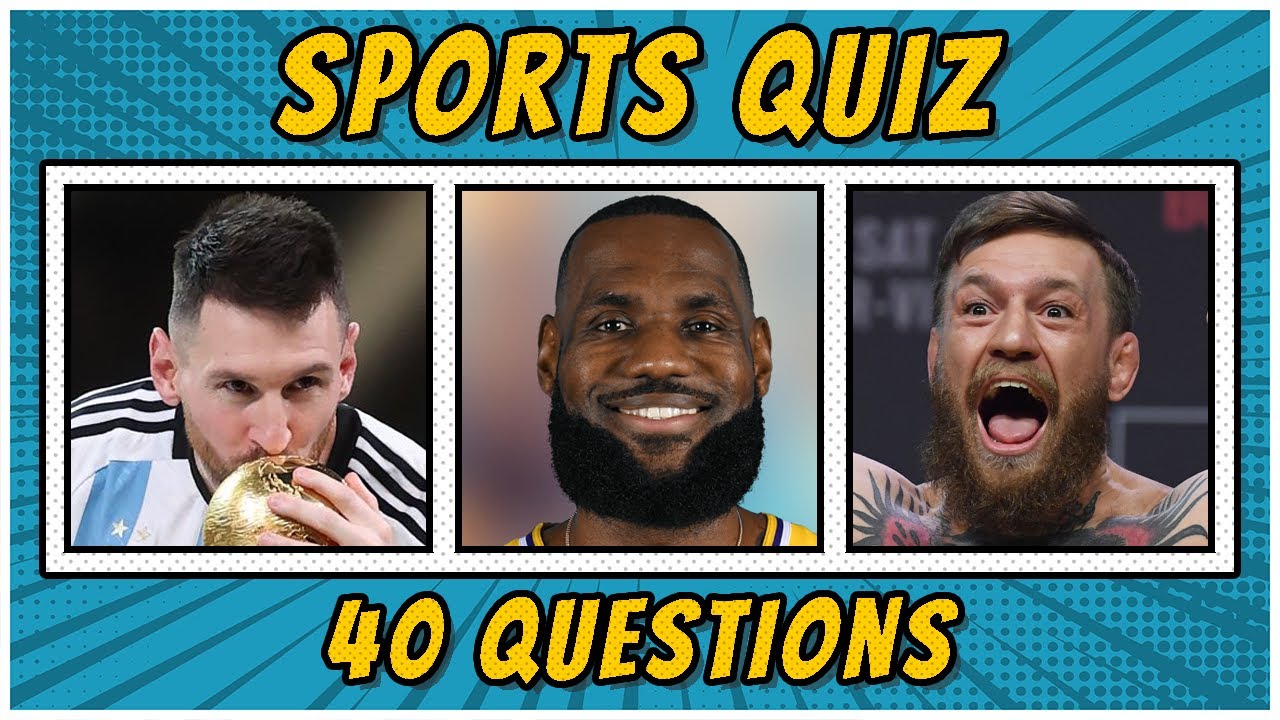 SPORT QUIZ GAME | 40 Sports Trivia Questions and Answers | Trivia Hero