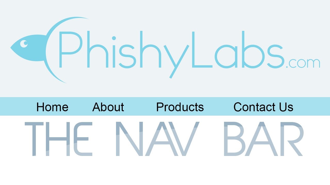 Create a Nav Bar | HTML & CSS Tutorial