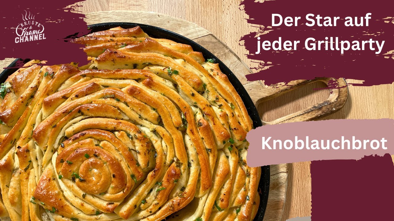 Knoblauchbrot Rezept // Knoblauchbrot mit Kräutern und Knoblauchbutter