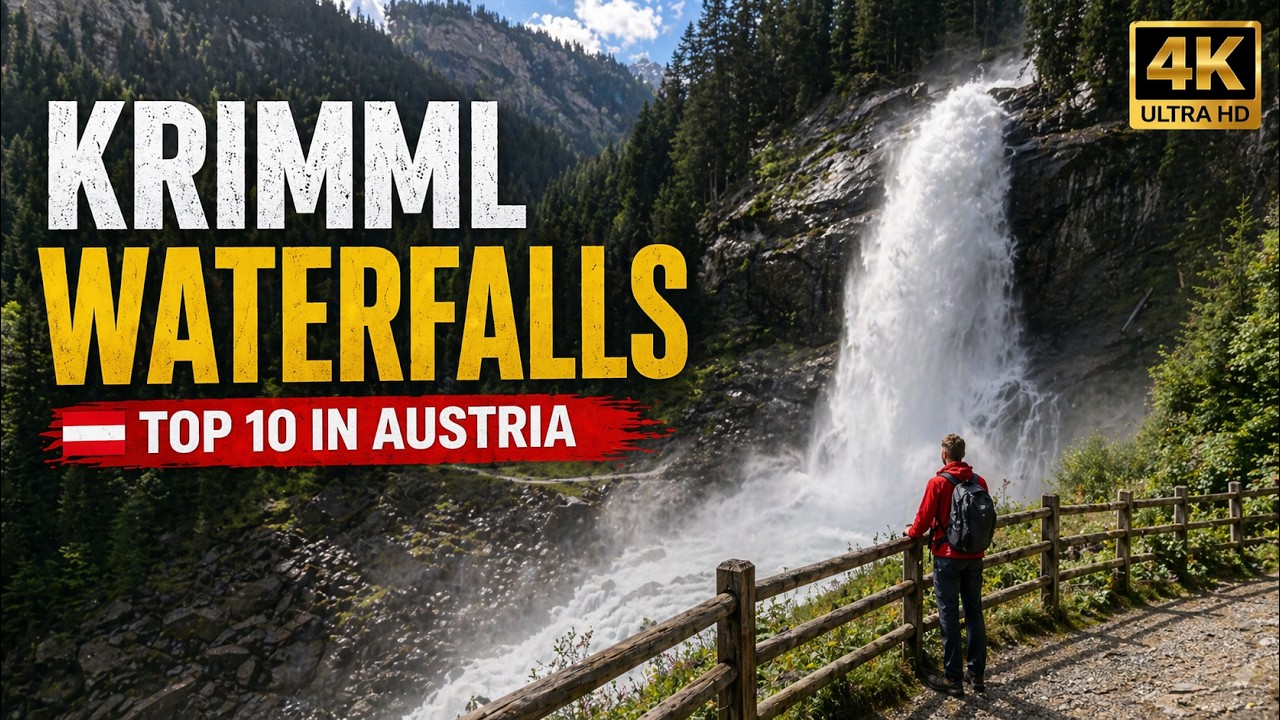 Krimml Waterfalls 💦 One of Austria’s TOP 10 Most Visited Attractions 4K