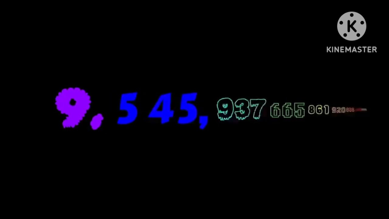 Numbers 1 Septillion to 1 Octillion with sound