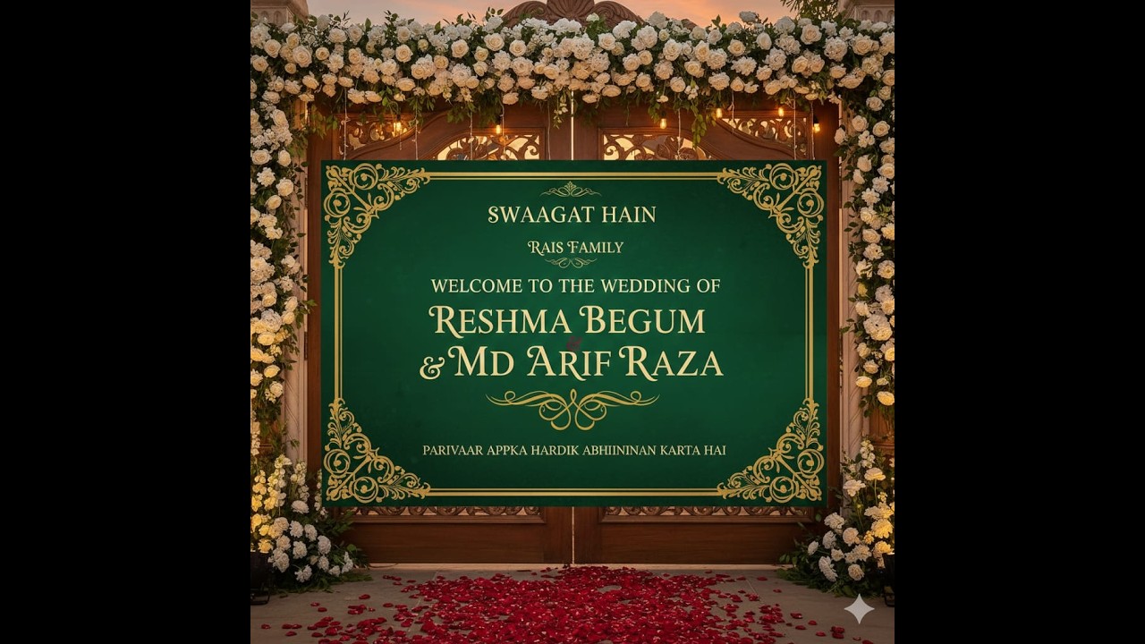 Reshma Begum Weds Arif