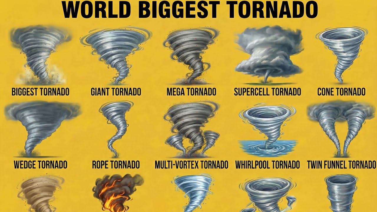 World Biggest Tornado Ever Caught on Camera | Mega Tornado Compilation