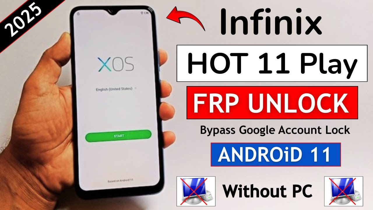 Infinix Hot 11 Play (X688B) FRP Bypass 2025 Android 11 Without PC | Apps Not Disable | New Update