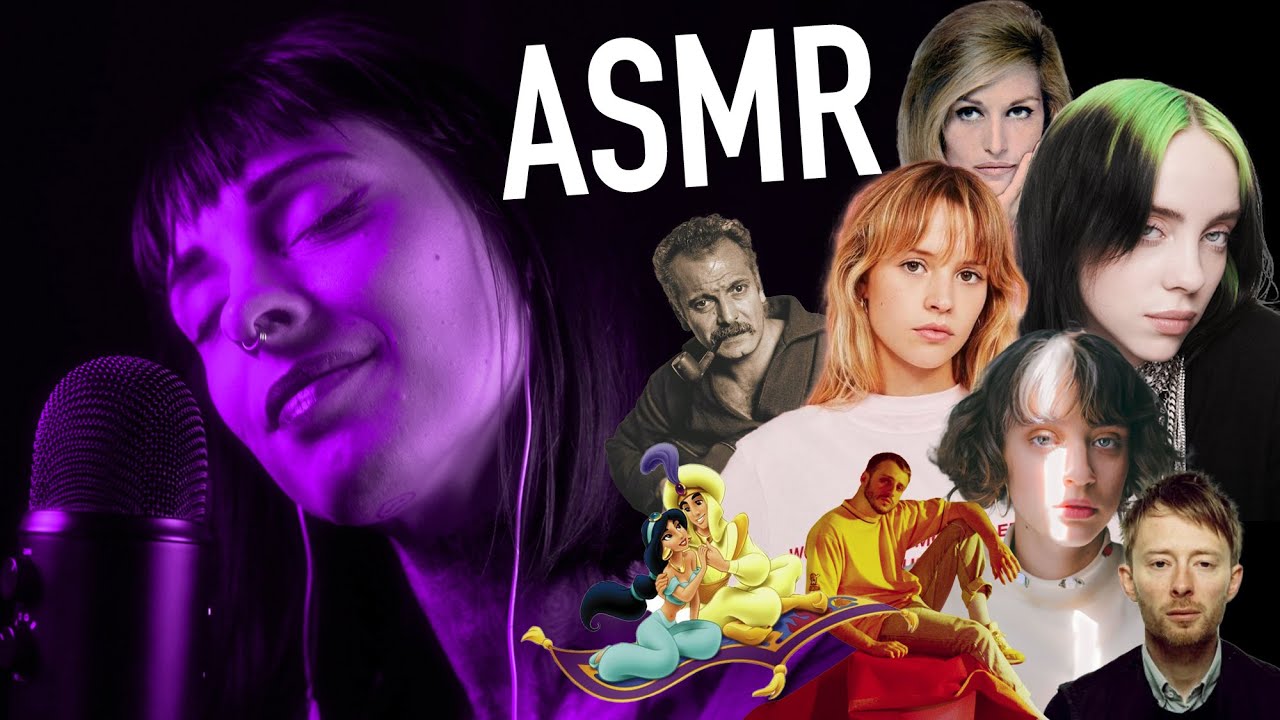 1H DE CHANSON ASMR 🎧 Angèle, Billie Eilish, Disney, Dalida, Brassens (Soft singing & music BEST-OF)