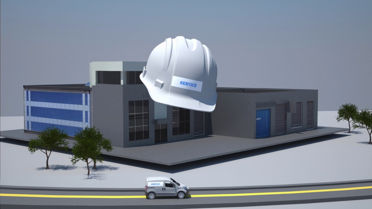Flat roof example with Controlit leak detection system