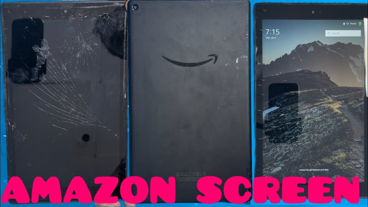 Amazon Fire HD 10 screen replacement, 9th generation 2019, m2v3r5