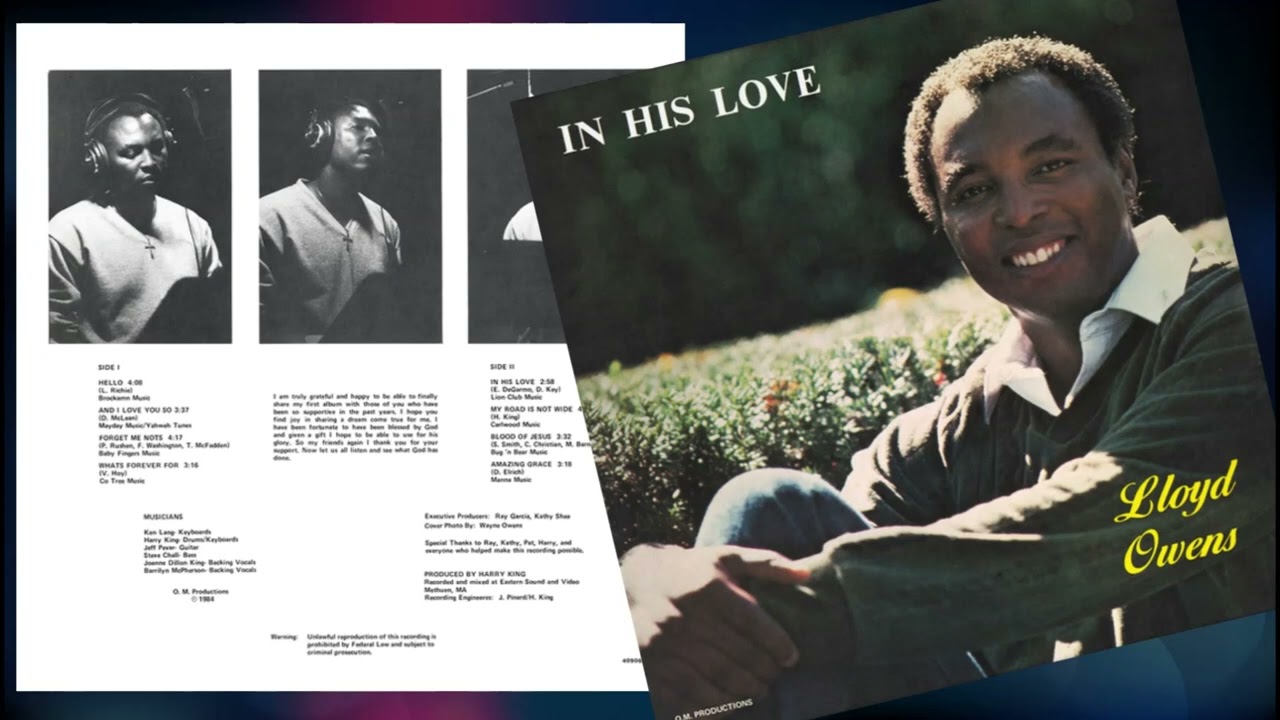 Lloyd Owens - Hello (1984) HQ independent Soul ballad (remake Lionel Richie)