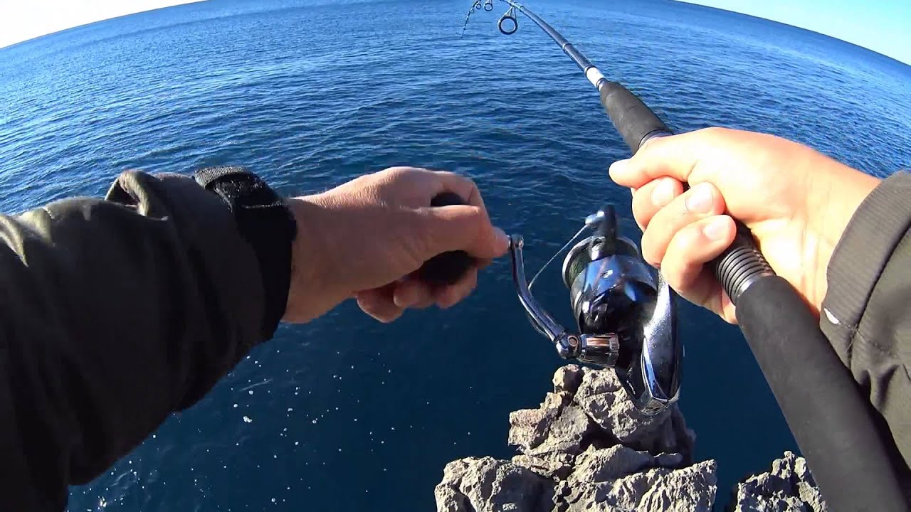 Inchiku shore jigging. Amberjack. 05.02.2016.