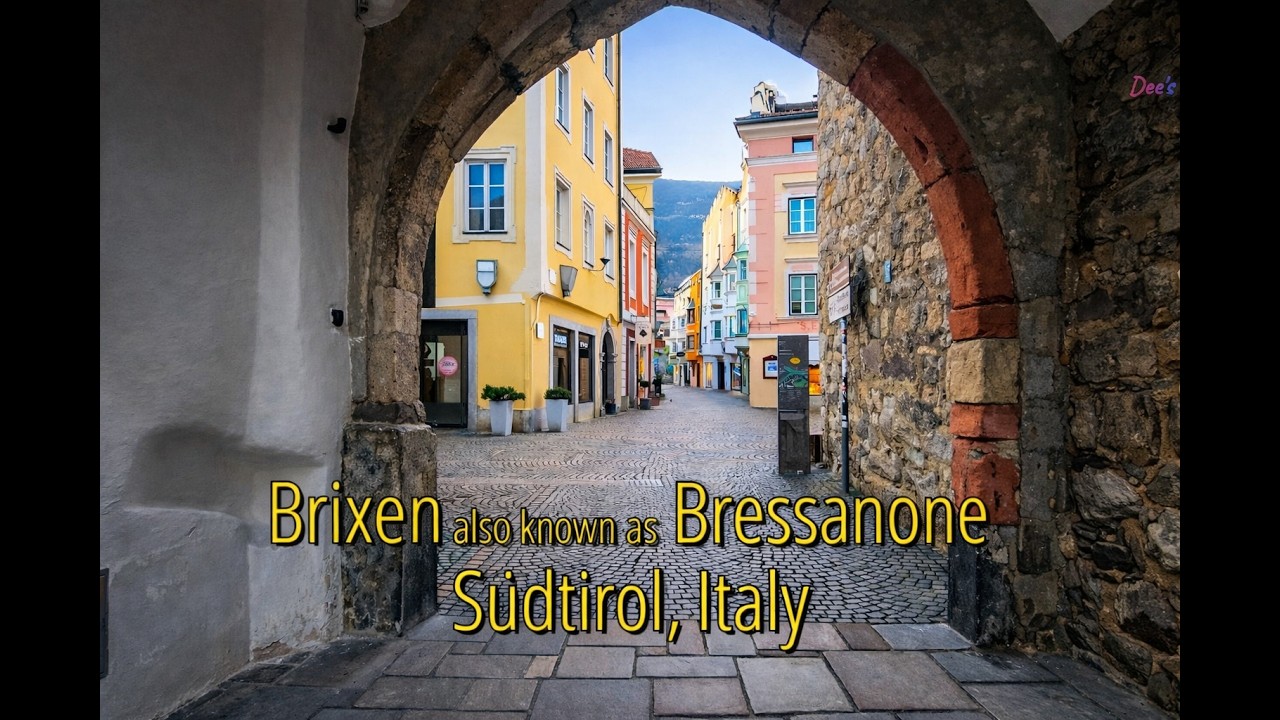 BRIXEN / BRESSANONE in the Dolomites. A short walking tour. #dolomites #italy #brixen #südtirol