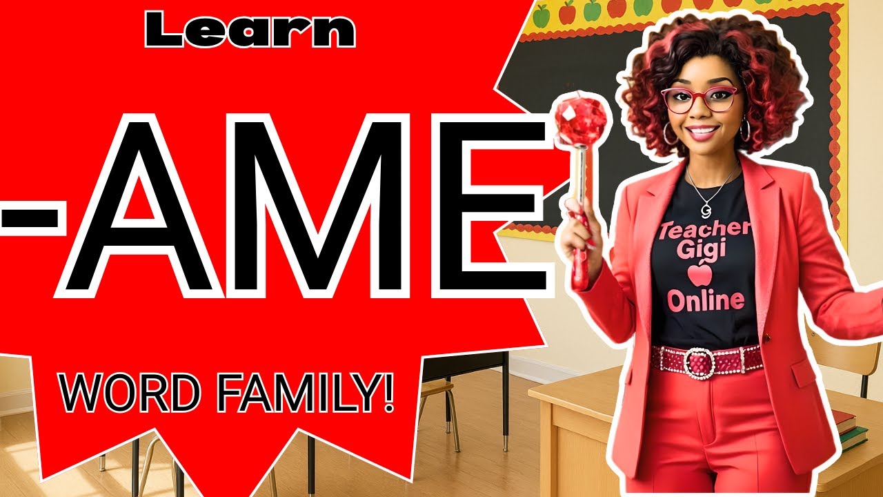 Learn the -AME Word Family | Phonics for Kids