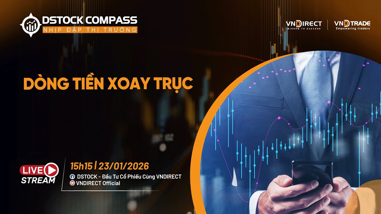 DÒNG TIỀN XOAY TRỤC | NHỊP ĐẬP THỊ TRƯỜNG 23/01/2026