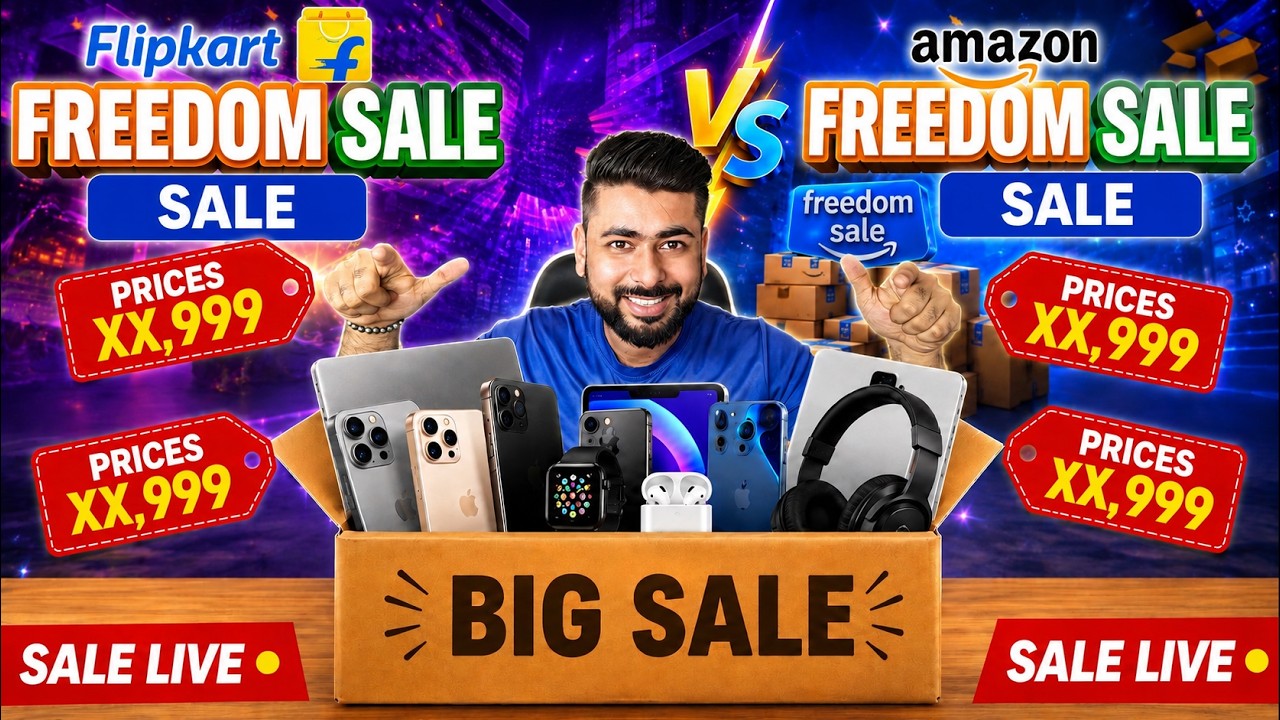 Amazon Great Freedom Sale  | Amazon 7 Aug sale | Flipkart Freedom Sale 2026 | Flipkart offers today