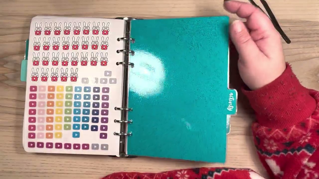 My Sticker Storage System | A5 Rings BAO Magentic Ring System